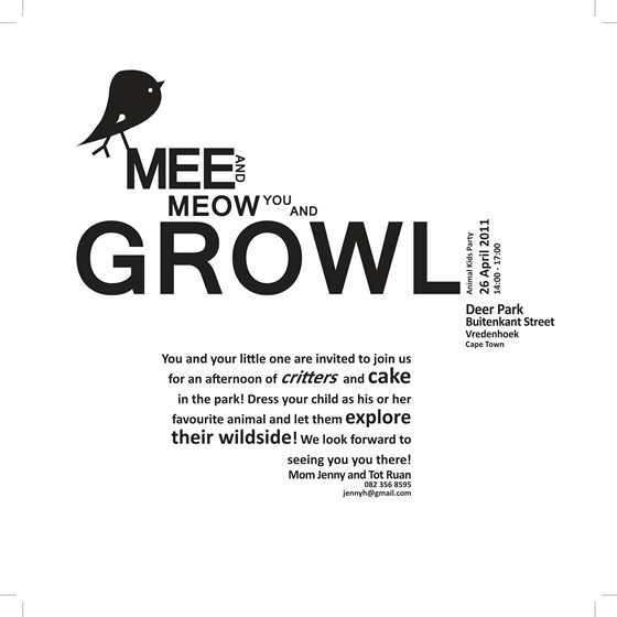 Typography Designs: Invitation