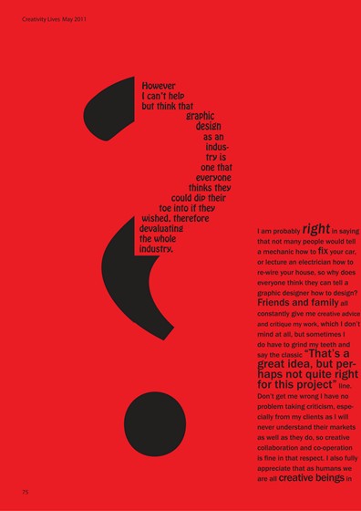 Typography Designs: Magazine Layout