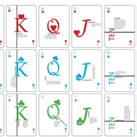 Typography Designs: Playing Cards